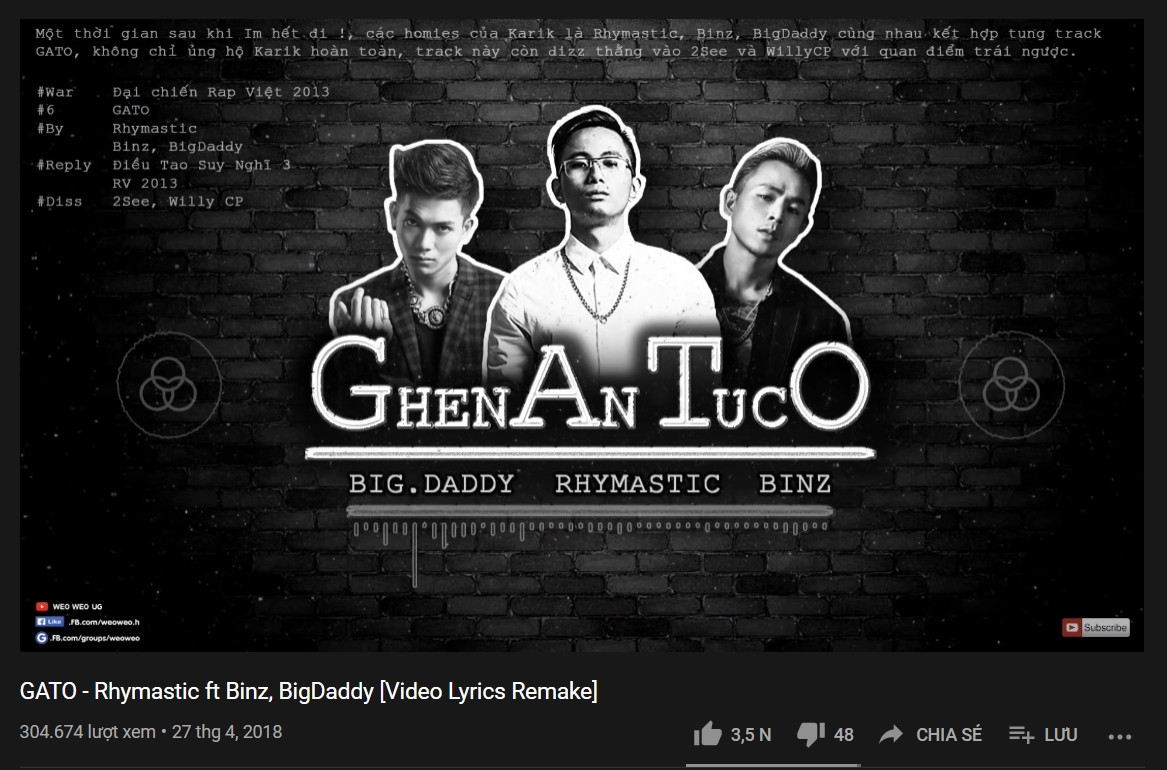 Profile YC - nhân cách thứ hai của Rhymastic: Hợp lực với Binz và BigDaddy tung track diss ủng hộ Karik, trận chiến với B Ray siêu đỉnh - Ảnh 3.