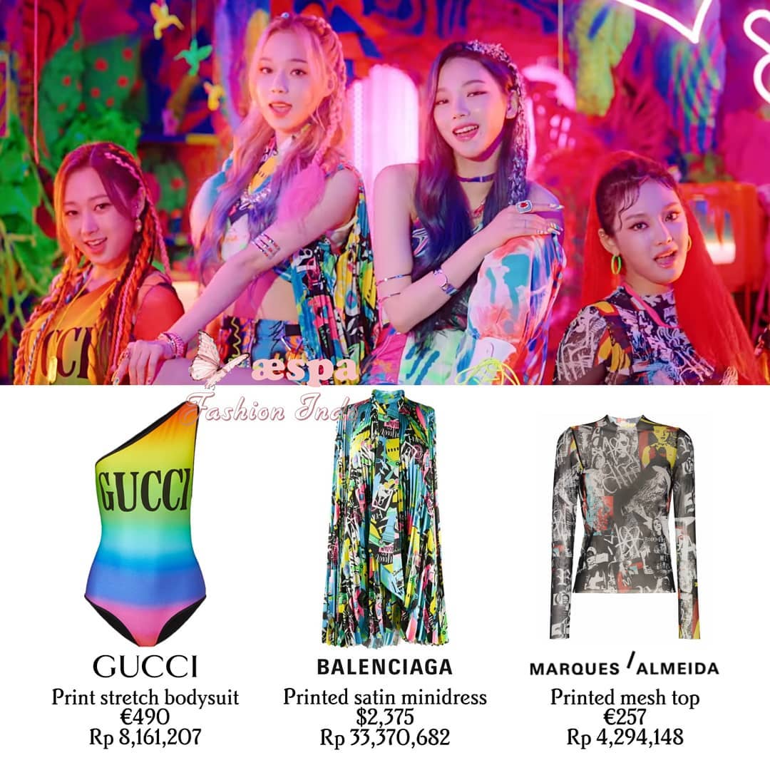 Mạnh tay cắt xén hàng hiệu chẳng kém BLACKPINK, aespa đúng là tân binh khủng long “ngậm thìa vàng” của SM - Ảnh 2. Mạnh tay cắt xén hàng hiệu chẳng kém BLACKPINK, aespa đúng là tân binh khủng long “ngậm thìa vàng” của SM - Ảnh 2.