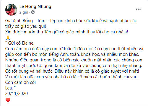 Sao Việt tri ân ngày 20/11: Mâu Thủy khoe ảnh thân thiết bên cô giáo Võ Hoàng Yến, con trai Xuân Bắc nói gì mà khiến ai cũng cười? - Ảnh 2.