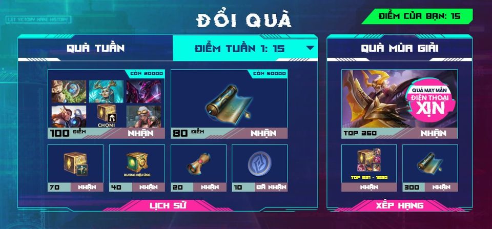 HOT: Game thủ Liên Quân Mobile nhận đến 25 tướng và nhiều skin xịn từ sự kiện AIC 2020 - Ảnh 6. HOT: Game thủ Liên Quân Mobile nhận đến 25 tướng và nhiều skin xịn từ sự kiện AIC 2020 - Ảnh 6.