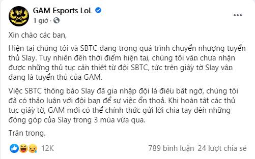 SBTC và GAM Esports khẩu chiến thương vụ Slay, cộng đồng tiện tay lôi lại drama cũ với NoWay - Ảnh 3.