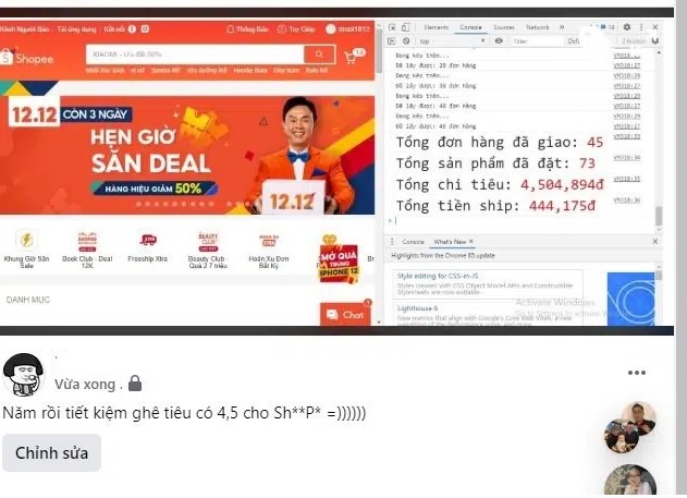 Dân mạng “sốc tận óc” khi thấy mình đã tiêu bao nhiêu để mua hàng online, thử quy ra xem nếu tiết kiệm ngần ấy tiền thì giờ có thể mua được gì? - Ảnh 1.