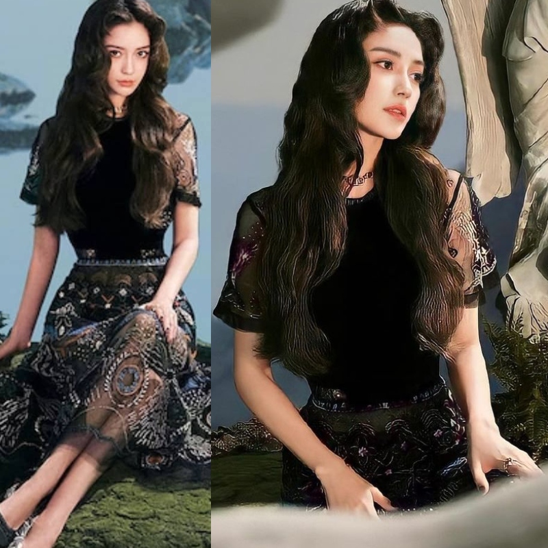 Pha đụng hàng “gắt” của 2 nàng thơ Dior: Jisoo đúng xinh, Angela Baby có vòng eo con kiến gây “áp đảo” - Ảnh 5. Pha đụng hàng “gắt” của 2 nàng thơ Dior: Jisoo đúng xinh, Angela Baby có vòng eo con kiến gây “áp đảo” - Ảnh 5.