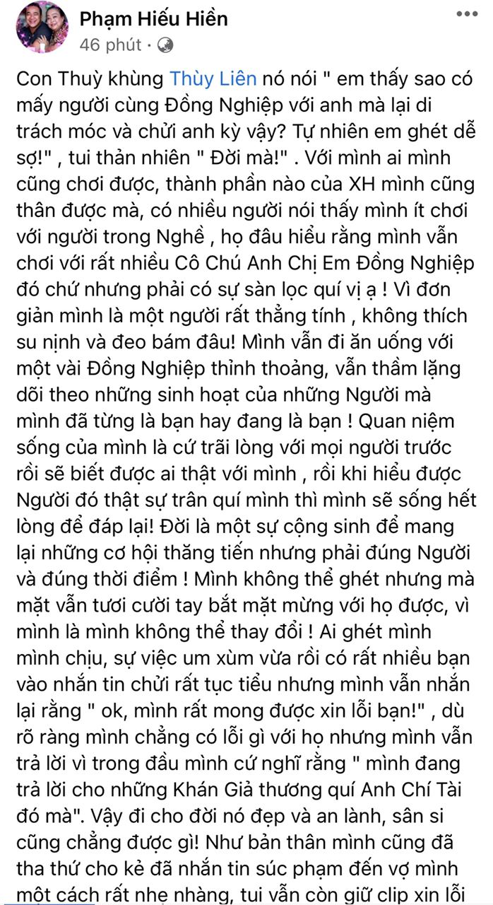 State controversy Hieu Hien responded when criticized by colleagues after a clip titled Chi Tai in the morgue, his wife mentioned Hari Won's name - Photo 2.