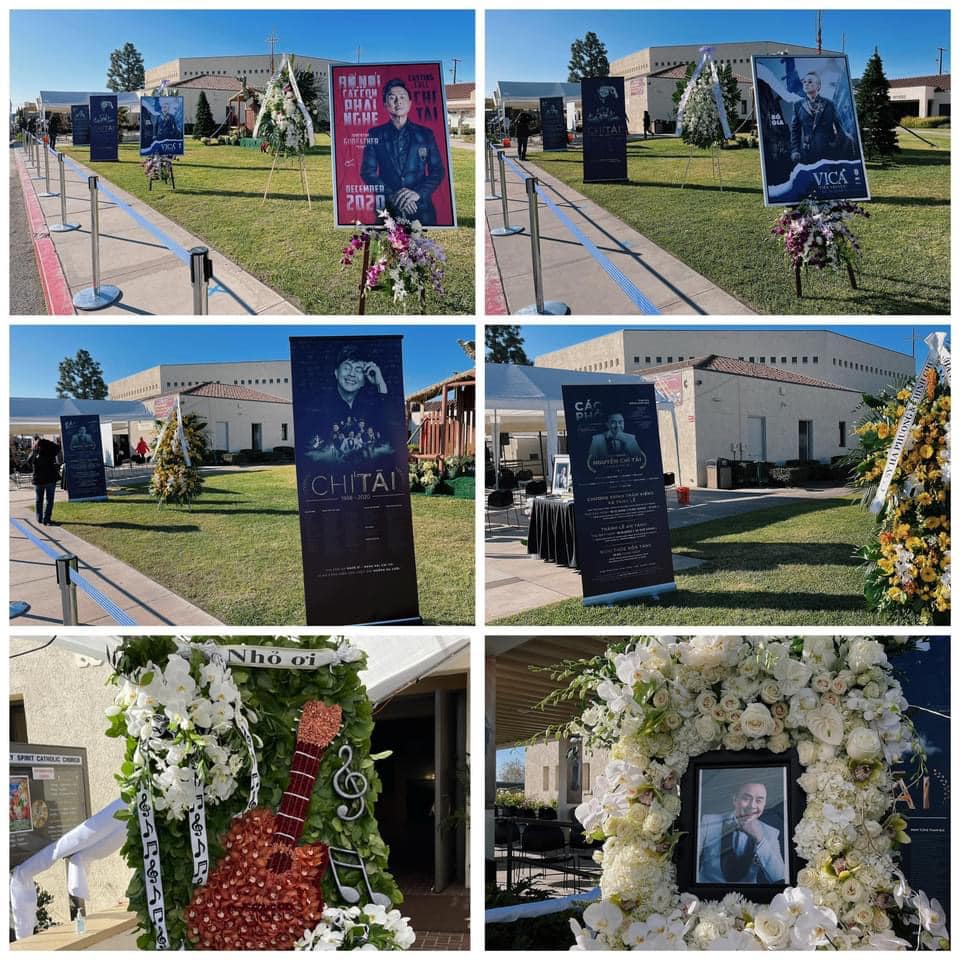 Family members prepare important flower baskets at the ceremony to visit NS Chi Tai in the US, drowning out the message to send to visitors - Photo 2.