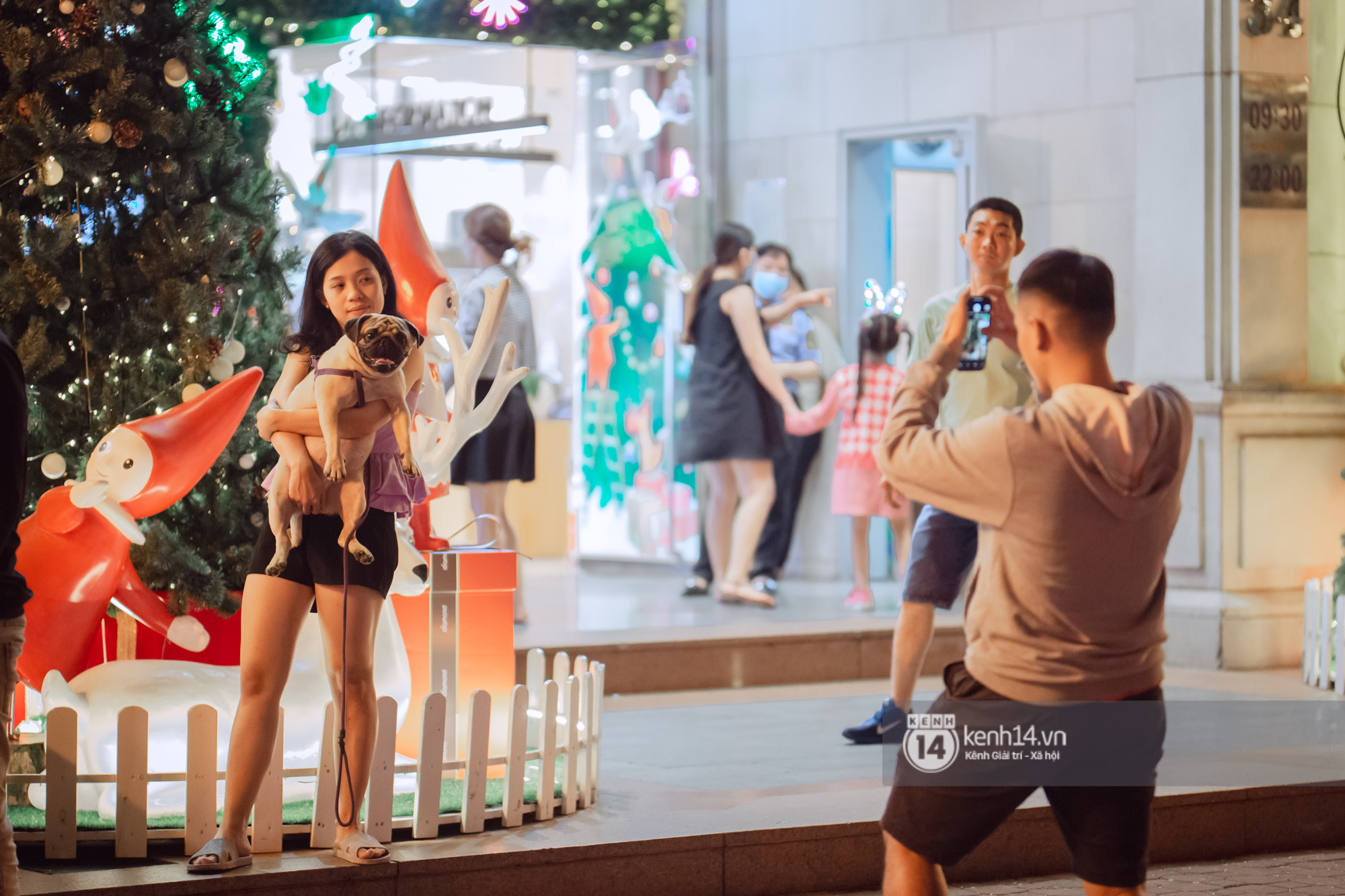 Photo: Saigon people flock to the streets to take Christmas photos 