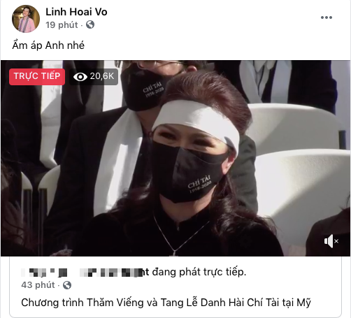 Cách nửa vòng trái đất, NS Hoài Linh vẫn dùng cách này để dõi theo đám tang NS Chí Tài tại Mỹ - Ảnh 3.