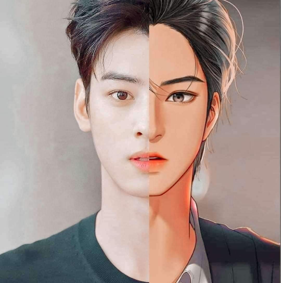 Cha Eun Woo giống nguyên mẫu truyện tranh True Beauty đến hú hồn