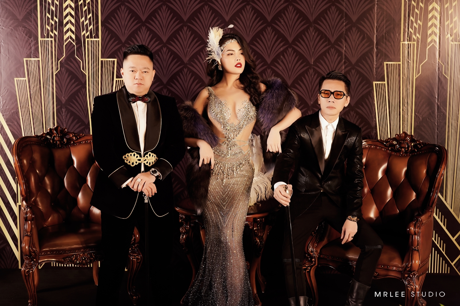 Buổi tiệc sang trọng theo phong c&aacute;ch Gatsby của giới doanh nh&acirc;n H&agrave; th&agrave;nh - Ảnh 6.