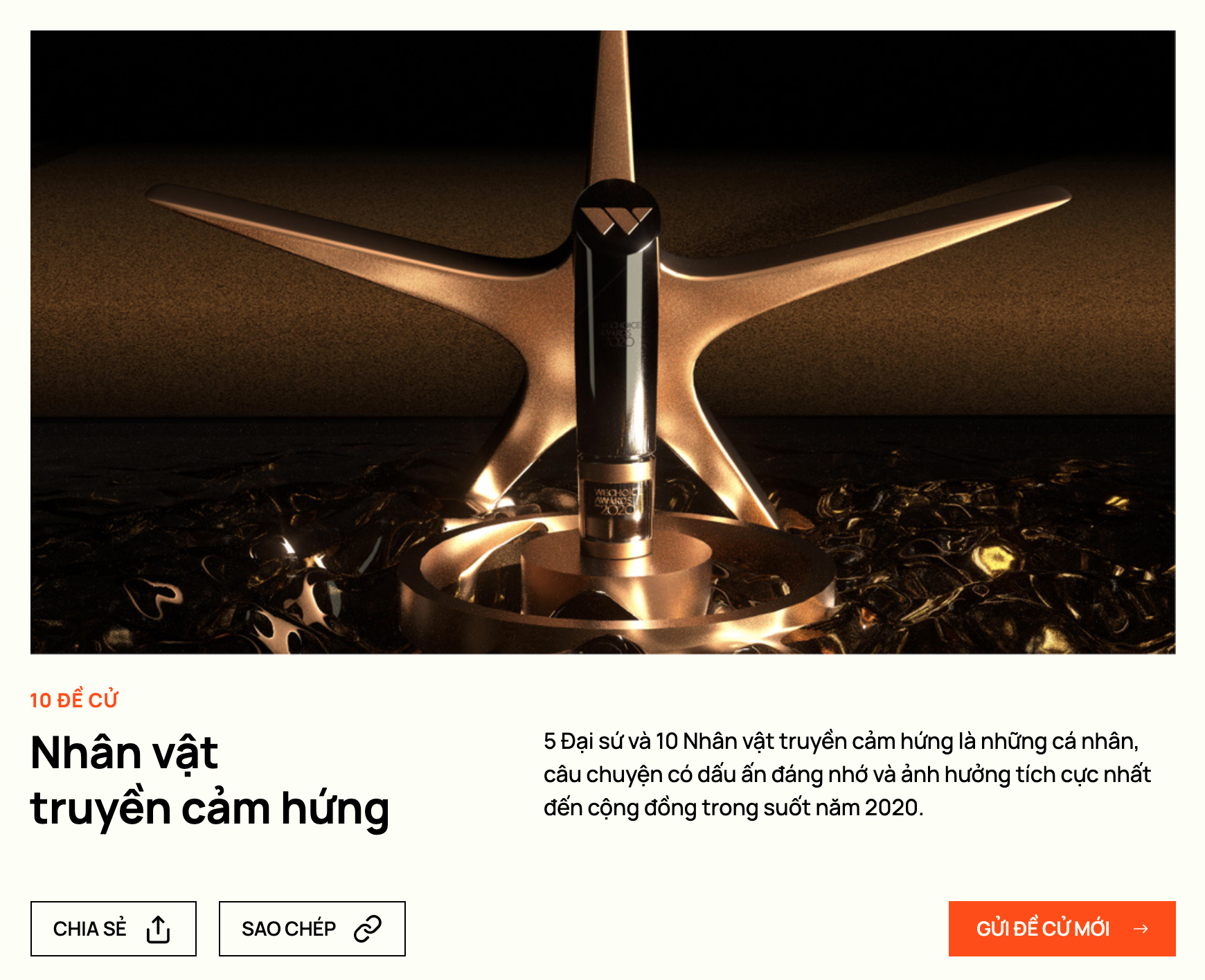 WeChoice Awards 2020 ch&iacute;nh thức bước v&agrave;o giai đoạn độc giả đề cử: Đề cử của bạn cực k&igrave; quan trọng với ch&uacute;ng t&ocirc;i! - Ảnh 3.