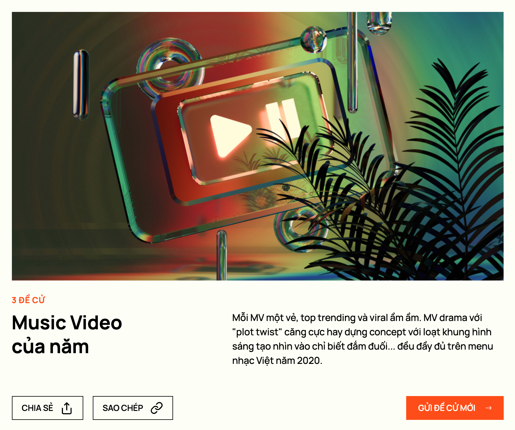 WeChoice Awards 2020 ch&iacute;nh thức bước v&agrave;o giai đoạn độc giả đề cử: Đề cử của bạn cực k&igrave; quan trọng với ch&uacute;ng t&ocirc;i! - Ảnh 6.