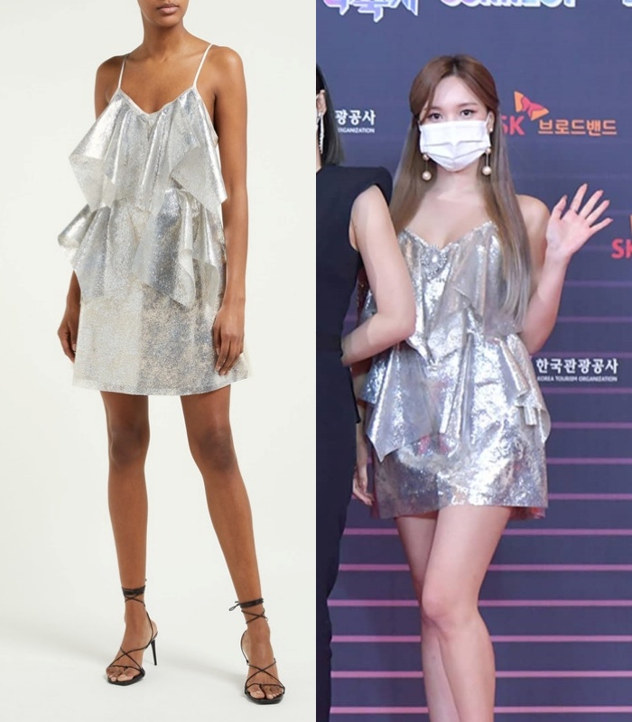 Đỉnh cao phá đồ hiệu nào bằng stylist của Twice: Cắt váy hiệu thành váy chợ, biến Tzuyu thành trò hề trên sân khấu - Ảnh 2. Đỉnh cao phá đồ hiệu nào bằng stylist của Twice: Cắt váy hiệu thành váy chợ, biến Tzuyu thành trò hề trên sân khấu - Ảnh 2.