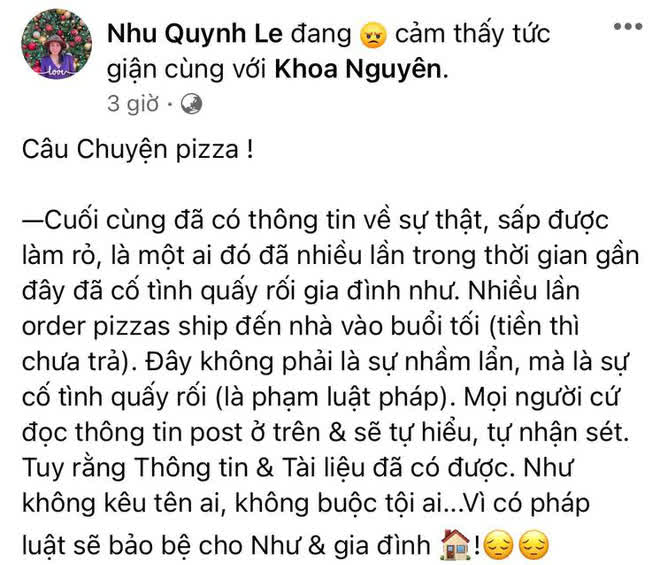 Vợ cũ Ho&agrave;ng Anh tố người giấu mặt đặt b&aacute;nh li&ecirc;n tục nhưng kh&ocirc;ng trả tiền, g&acirc;y rối cuộc sống sau ly h&ocirc;n - Ảnh 2.