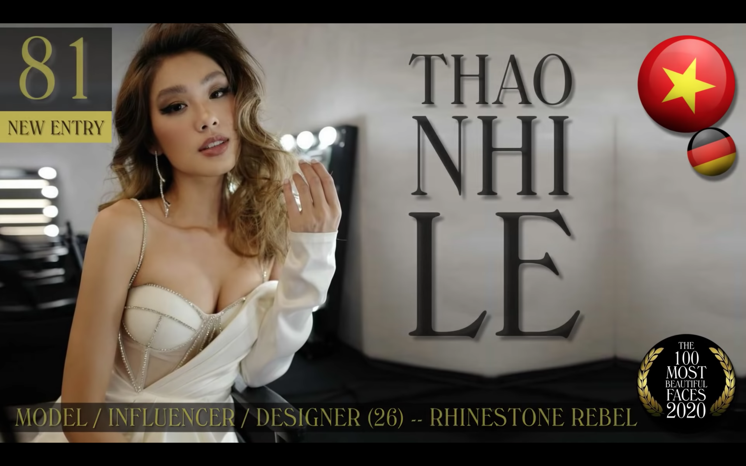 Thao Nhi Le became the only Vietnamese beauty in the Top 100 of the most beautiful faces in the world - Photo 2.