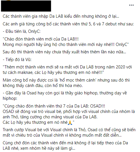 Trước OSAD, Da LAB tuyển cả OnlyC và Vũ làm thành viên mới nhưng sau đó mất hút, tiết lộ chỉ cần 1 tỉ là được gia nhập nhóm? - Ảnh 5.