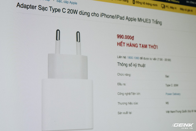 Đánh giá củ sạc Apple 20W đang cháy hàng tại Việt Nam: Giá cao nhưng chẳng có gì đặc biệt - Ảnh 3.