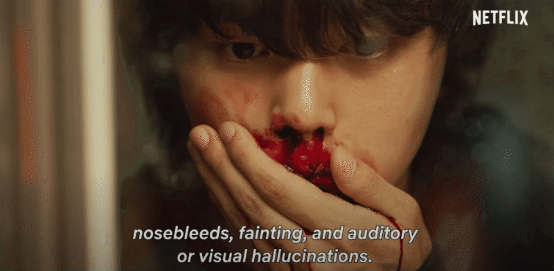 Song Kang chảy máu mũi tùm lum, mắt đen như tiền đồ chị Dậu đi đánh quái vật trong trailer phim hành động khủng - Ảnh 2.
