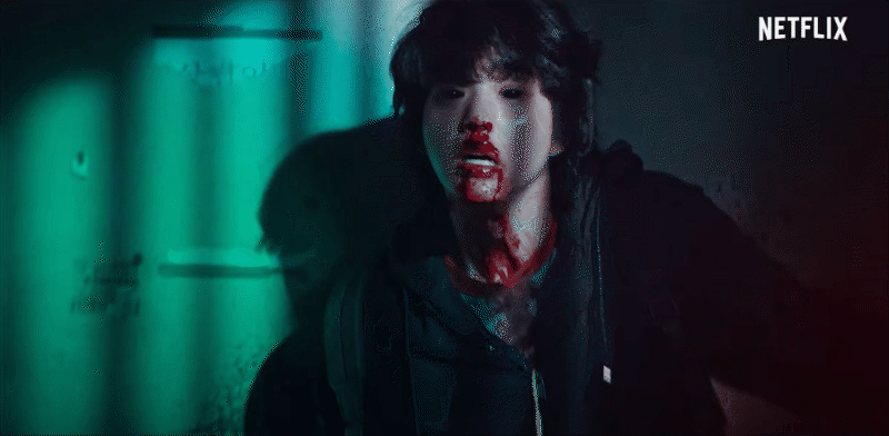 Song Kang chảy máu mũi tùm lum, mắt đen như tiền đồ chị Dậu đi đánh quái vật trong trailer phim hành động khủng - Ảnh 7.