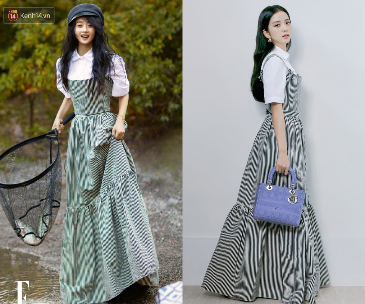 Đụng váy áo với với Jisoo, Triệu Lệ Dĩnh tuy có cách mix phá cách hơn nhưng lại bị chê như diện đồ Taobao kém sang - Ảnh 8. Đụng váy áo với với Jisoo, Triệu Lệ Dĩnh tuy có cách mix phá cách hơn nhưng lại bị chê như diện đồ Taobao kém sang - Ảnh 8.