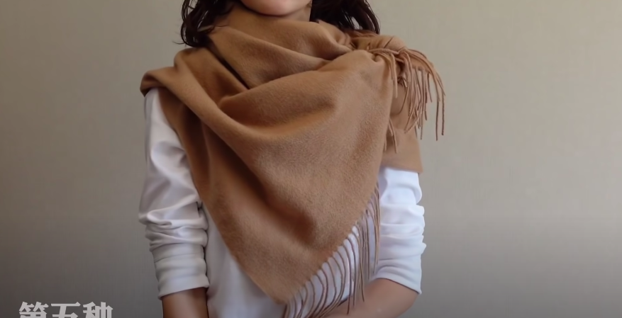 5 kiểu qu&agrave;ng khăn chuẩn style H&agrave;n Quốc: Kh&ocirc;ng chỉ ấm &aacute;p, sang chảnh m&agrave; c&ograve;n hack chiều cao t&agrave;i t&igrave;nh - Ảnh 17.