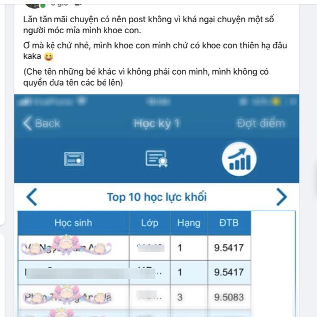 Mùa khoe bảng điểm lung linh của con lại về khiến dân mạng bội thực, 1 ông bố ở TP.HCM mệt mỏi đến mức phải ra thông báo cực rắn như này - Ảnh 2.