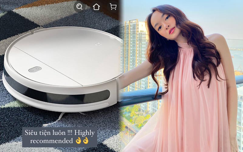 Chị em mau nối gót Kaity Nguyễn sắm robot hút bụi siêu tiện lợi để đỡ quét dọn mỏi cả lưng