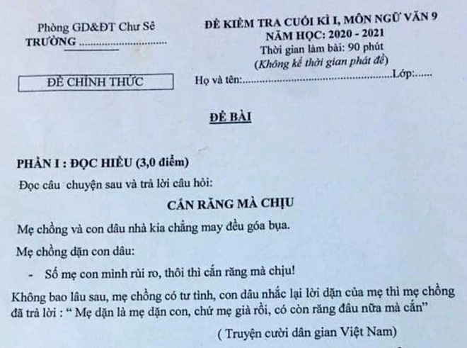 Những đề thi Văn gây tranh cãi nhất: Chuyện mẹ chồng có bồ bị chê sáo rỗng nhưng vẫn không ồn ào bằng lyrics bản hit của Jack - Ảnh 4.