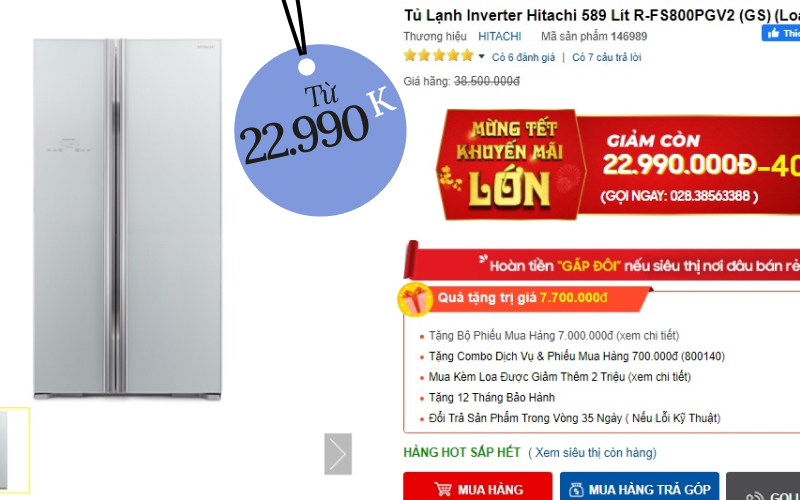 7 tủ lạnh sang-xịn-mịn đang sale đến 40%, giá từ 23 triệu sắm về sang cả căn nhà