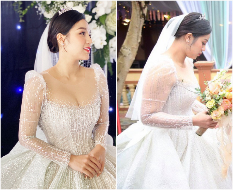 Wife Bui Tien Dung in the photo of the wedding team compared to the photo published by the studio on the Internet: Is her beauty still beautiful?  Photo 3.