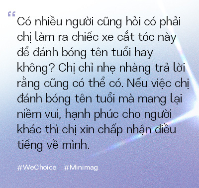 Người phụ nữ đứng sau chiếc xe cắt tóc tiền tỷ đi khắp Việt Nam gom 10.000 nụ cười gây quỹ: “Ngày nào ít tiền thì đó là ngày hạnh phúc nhất” - Ảnh 10.