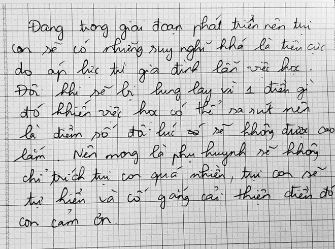 Những bức thư nghẹn ngào trước ngày họp phụ huynh: Cha mẹ đâu phải lúc nào cũng đúng, làm ơn đừng áp đặt nữa! - Ảnh 5.