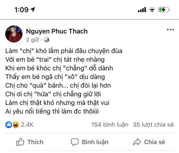 Quế Vân tung thơ Làm chị khó lắm, ngữ điệu và câu từ giống đến mức rộ lên nghi vấn đáp trả Only C - Ảnh 4.