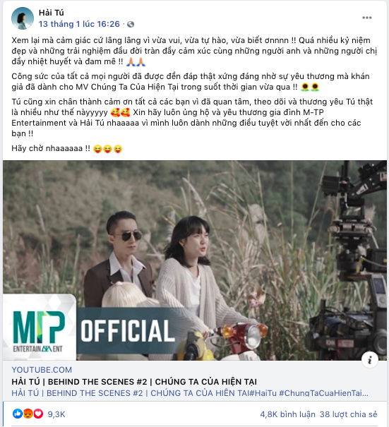 Sau nghi vấn gửi tâm thư cho Sơn Tùng M-TP, netizen tràn vào facebook Hải Tú chỉ trích nhưng kênh YouTube vẫn tăng sub vèo vèo - Ảnh 3.