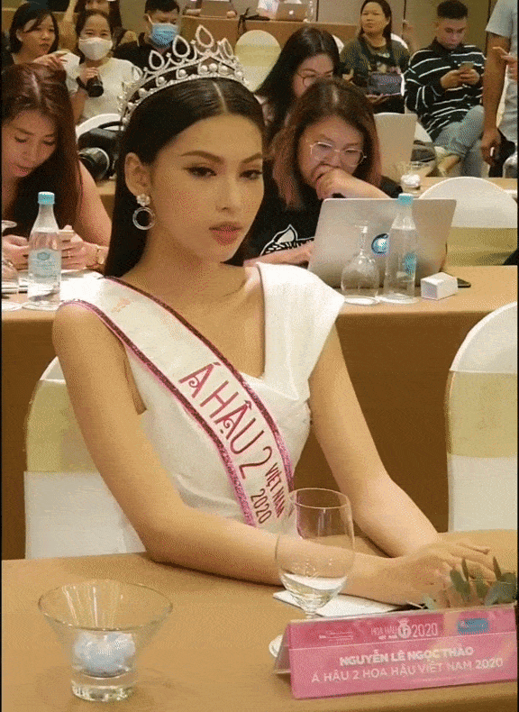 Gây tranh cãi vì biểu cảm cung đấu, Á hậu Ngọc Thảo khiến netizen quay xe chỉ với 1 clip trước thềm Miss Grand 2020 - Ảnh 5.