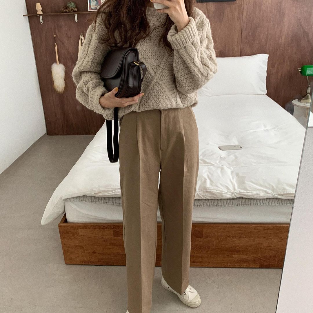 Gợi ý loạt outfit điểm 10 cho mùa đông của các blogger Hàn, áp dụng theo để được khen mặc đẹp suốt cả tuần - Ảnh 9.