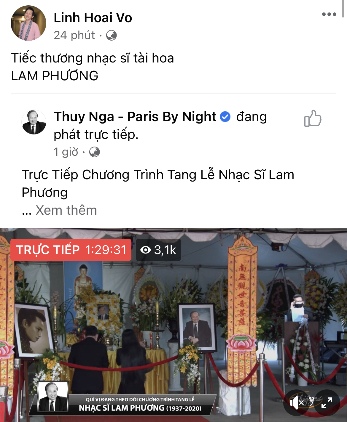 NS Lam Phuong's funeral in the USA: Many fans came to visit, NS Hoai Linh and Pham Quynh Anh said goodbye in Vietnam - Photo 4.