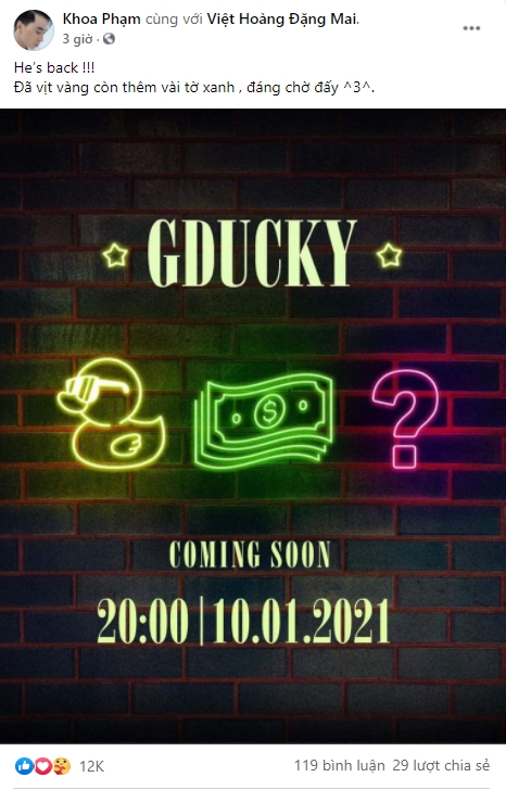 Hậu Rap Việt, GDucky ch&iacute;nh thức tung poster nh&aacute; h&agrave;ng sản phẩm mới, loạt th&iacute; sinh c&ugrave;ng HLV Karik đều hưởng ứng mạnh mẽ - Ảnh 5.