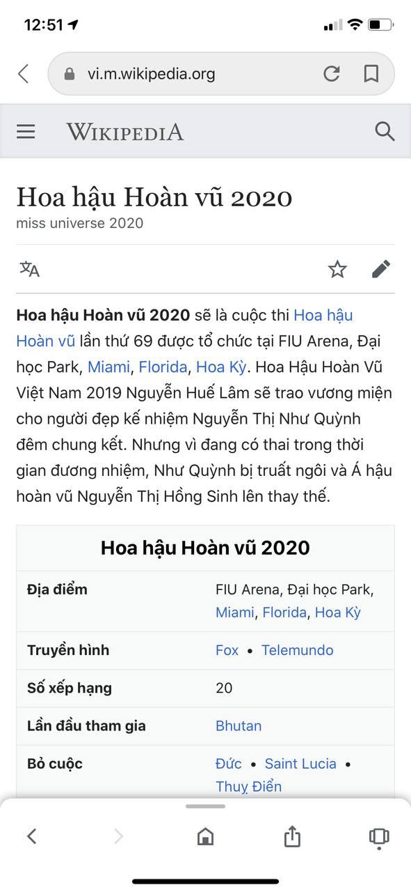 Wiki của HHHV thế giới 2020 bỗng hiện toàn thông tin lạ, Khánh Vân bất ngờ trở thành tân Hoa hậu, chuyện gì đây? - Ảnh 3.