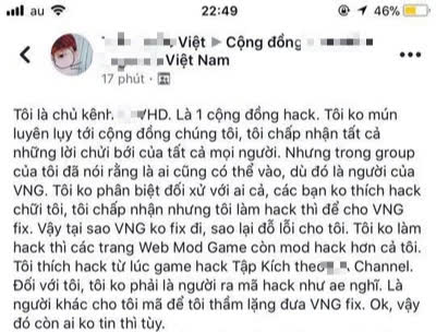 Tâm sự động trời của một hacker tôi làm tất cả để cho VNG fix và tình cảnh đau thương của game Việt hiện tại - Ảnh 1.