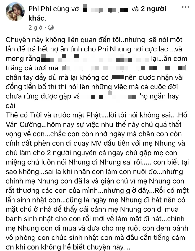 Hồ Văn Cường, con phải bảo vệ người đã nuôi mình, chứ không phải ăn cơm nhà mẹ mà im lặng nhìn mẹ mình bị bu lại xâu xé - Ảnh 2.
