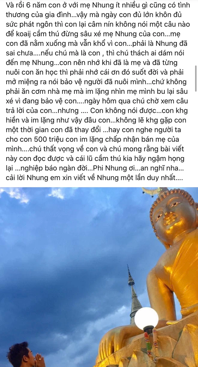 Hồ Văn Cường, con phải bảo vệ người đã nuôi mình, chứ không phải ăn cơm nhà mẹ mà im lặng nhìn mẹ mình bị bu lại xâu xé - Ảnh 3.