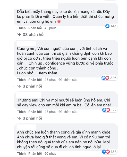 Netizen bàn luận về status của Hồ Văn Cường: Người động viên ủng hộ, kẻ nghi ngờ không phải do nam ca sĩ đích thân viết? - Ảnh 4. Netizen bàn luận về status của Hồ Văn Cường: Người động viên ủng hộ, kẻ nghi ngờ không phải do nam ca sĩ đích thân viết? - Ảnh 4.