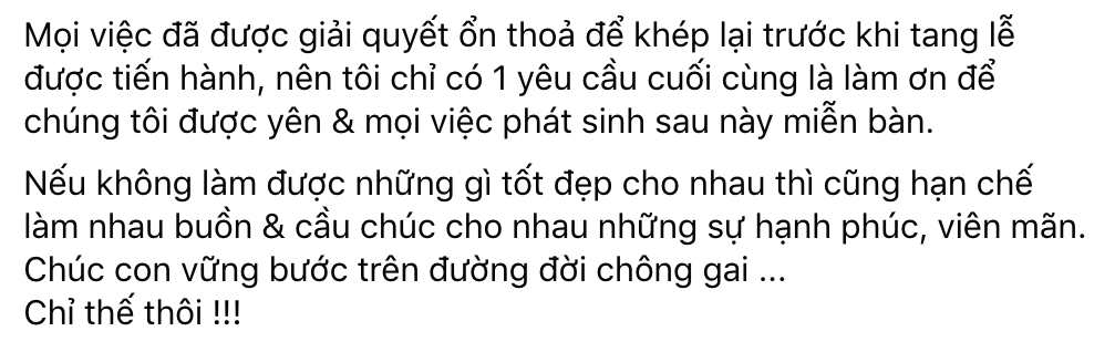 Phía ekip làm rõ đã giải quyết ổn thoả mọi việc với Hồ Văn Cường trước tang lễ cố NS Phi Nhung, vấn đề phát sinh sẽ giải quyết thế nào? - Ảnh 1. Phía ekip làm rõ đã giải quyết ổn thoả mọi việc với Hồ Văn Cường trước tang lễ cố NS Phi Nhung, vấn đề phát sinh sẽ giải quyết thế nào? - Ảnh 1.