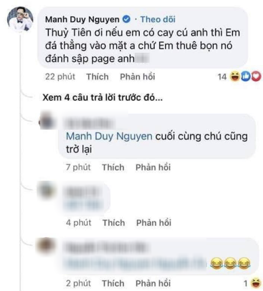 Độc Quyền: Rộ nghi vấn Duy Mạnh tố Thuỷ Tiên - Trấn Thành đánh sập Facebook cá nhân, chính chủ lên tiếng! - Ảnh 4. Độc Quyền: Rộ nghi vấn Duy Mạnh tố Thuỷ Tiên - Trấn Thành đánh sập Facebook cá nhân, chính chủ lên tiếng! - Ảnh 4.