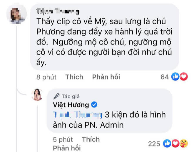 Hé lộ sự thật bên trong 3 kiện hàng lớn NS Việt Hương mang theo qua Mỹ, có liên quan gì đến cố NS Phi Nhung? - Ảnh 3. Hé lộ sự thật bên trong 3 kiện hàng lớn NS Việt Hương mang theo qua Mỹ, có liên quan gì đến cố NS Phi Nhung? - Ảnh 3.