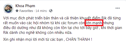 Karik gây hoang mang khi nói thời gian làm nghề không còn nhiều nhưng netizen lại chăm chăm... bắt lỗi chính tả - Ảnh 4.