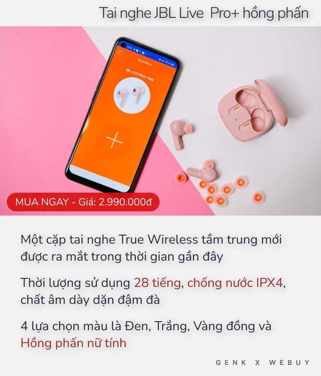 20/10 đến mà không biết chọn quà gì cho nửa kia? Check ngay loạt phụ kiện công nghệ màu siêu nữ tính này - Ảnh 5.