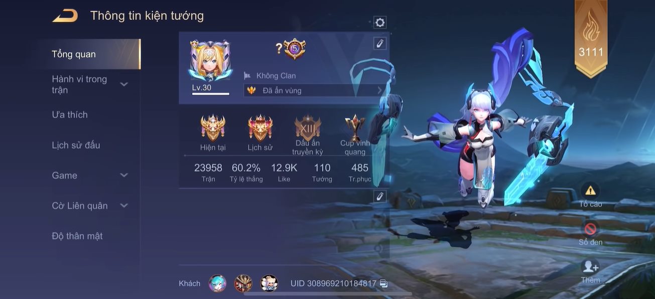 Liên Quân Mobile: Sốc nặng với tài khoản khủng top 1 chiến lực tận 30 tướng, nhưng sự thật lại quá đáng buồn? - Ảnh 3. Liên Quân Mobile: Sốc nặng với tài khoản khủng top 1 chiến lực tận 30 tướng, nhưng sự thật lại quá đáng buồn? - Ảnh 3.