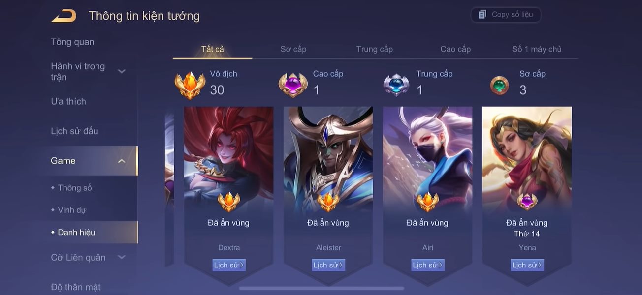 Liên Quân Mobile: Sốc nặng với tài khoản khủng top 1 chiến lực tận 30 tướng, nhưng sự thật lại quá đáng buồn? - Ảnh 6. Liên Quân Mobile: Sốc nặng với tài khoản khủng top 1 chiến lực tận 30 tướng, nhưng sự thật lại quá đáng buồn? - Ảnh 6.