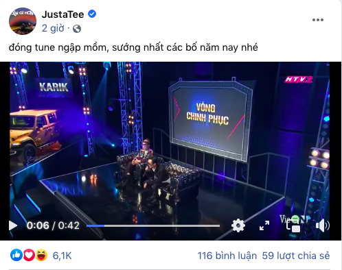 JustaTee chỉ nói 1 câu, netizen tiếc nuối khẳng định rapper này đáng lẽ là Quán Quân Rap Việt mùa 1 - Ảnh 2.